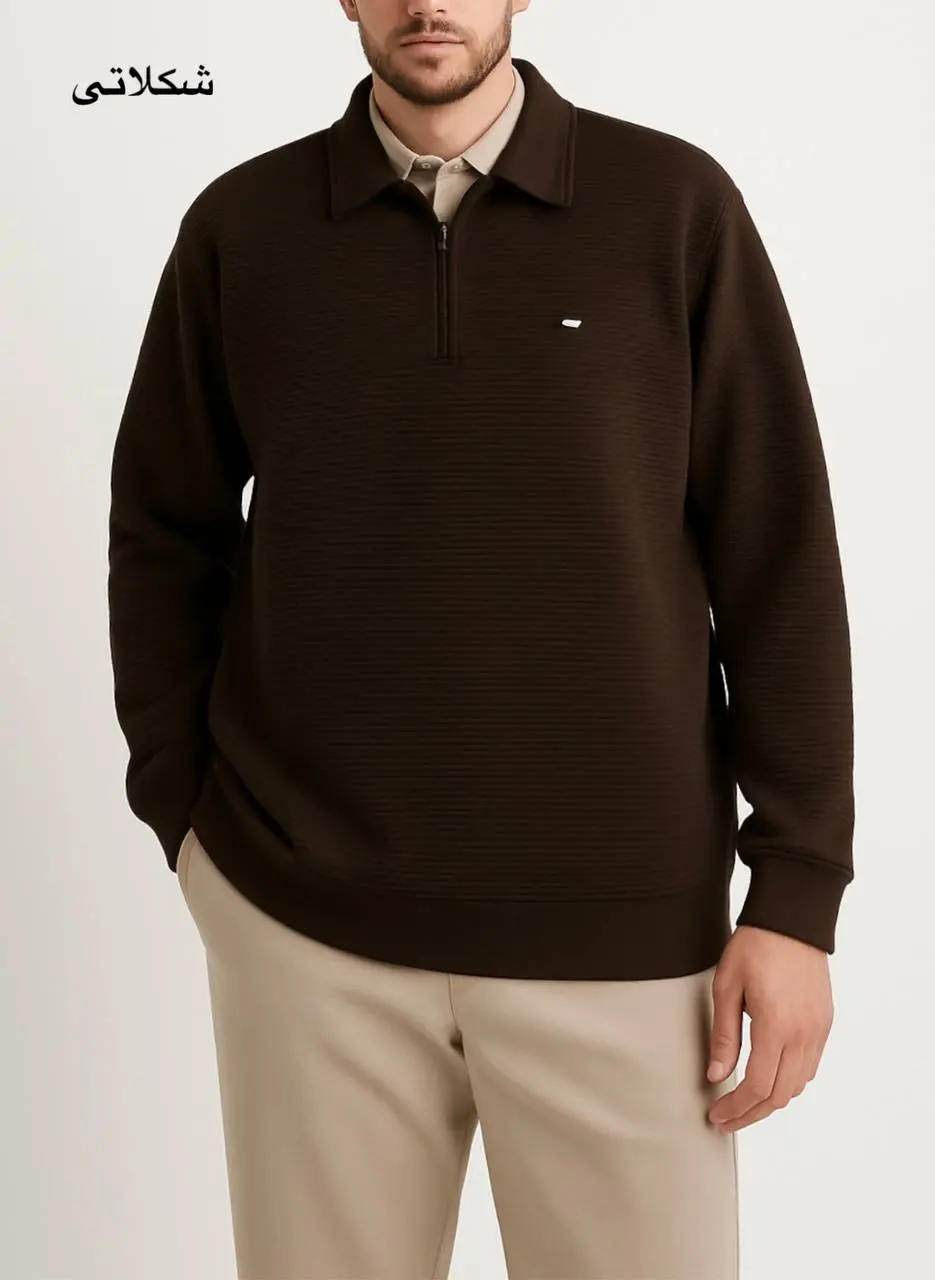 پلیور دورس مردانه جلو زیپ میران